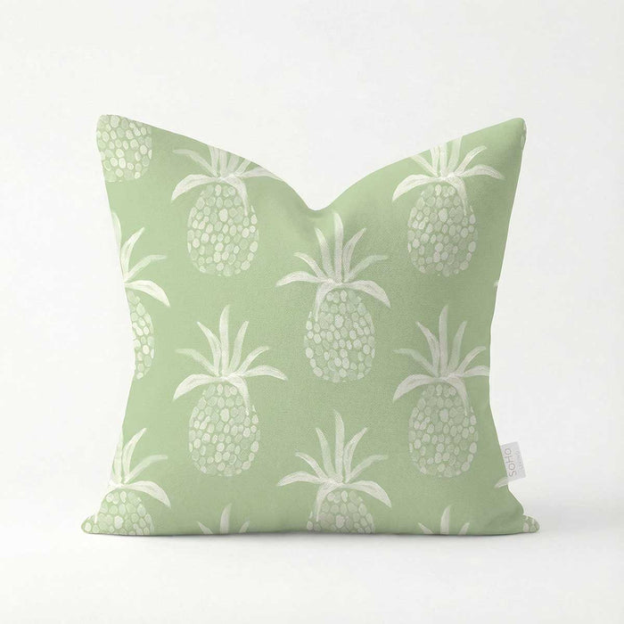 20x20in Pineapple Haze Light Green Pillow Cover
