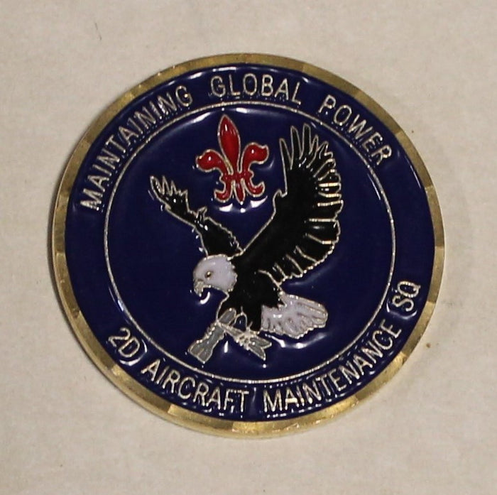 2nd Aircraft Maintenance Squadron B-52 Bomber / Bomb / BUFF 11th AMU / 20th AMU / 96th AMU Air Force Challenge Coin