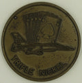 555th Fighter Sq Triple Nickel Aviano AB, Italy Air Force Challenge Coin