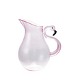 Acrylic Pitcher with Flamingo Handle
