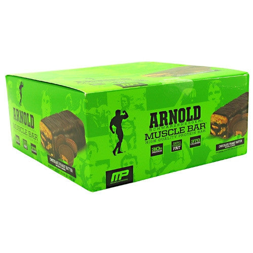 Arnold By Musclepharm Muscle Bar - Chocolate Peanut Butter - 12 Bars - 748252314857
