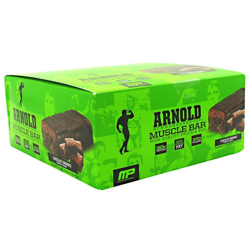 Arnold By Musclepharm Muscle Bar - Chocolate Brownie - 12 Bars - 748252315052