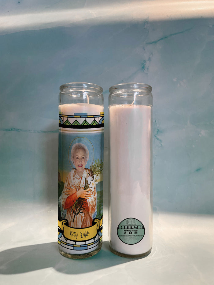 Betty White Original Prayer Candle
