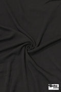 Black, Rayon Crepe Woven Fabric - Boho Fabrics - Crepe, Woven