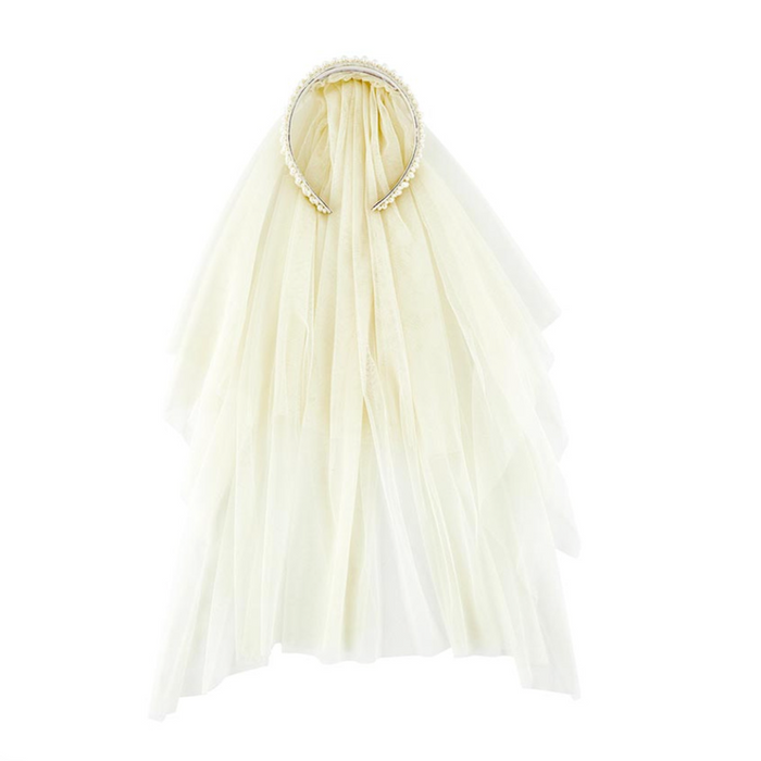 Boho Headband Veil Set