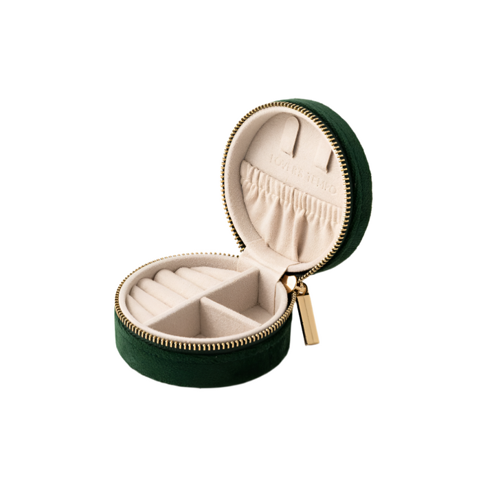 Bon Voyage Circle Travel Case, Emerald