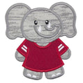 Elephant Boy Football Patch - Sew Lucky Embroidery