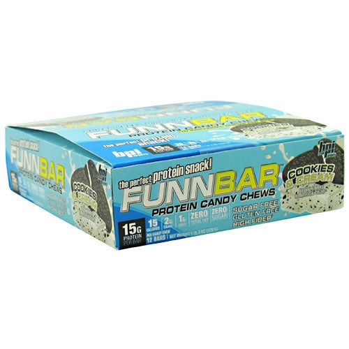 BPI FunnBar - Cookies & Cream - 12 Bars - 811213022280