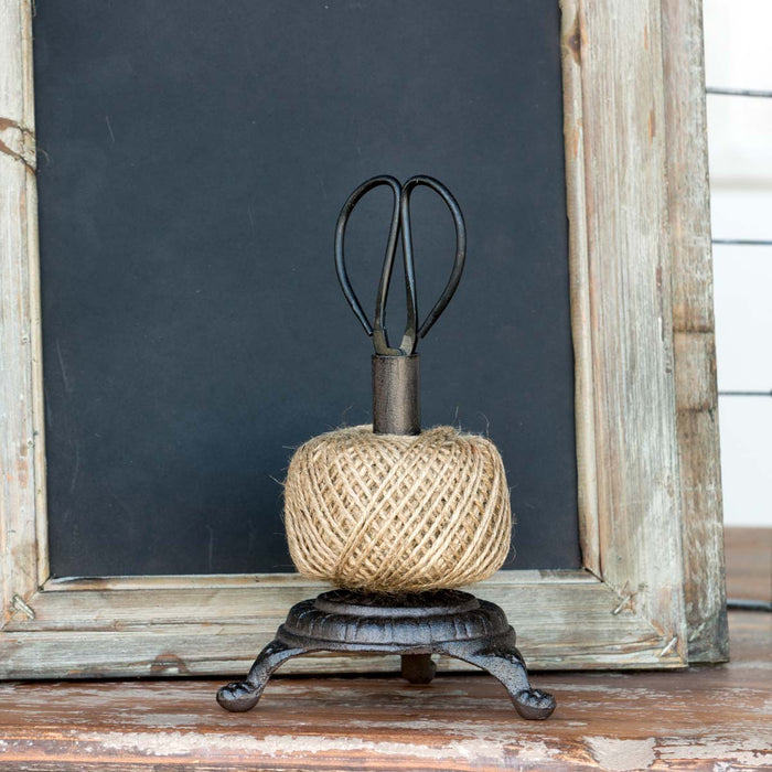 Cast Iron Twine Stand With Snips