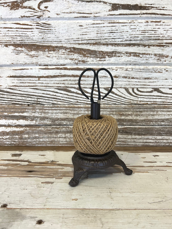 Cast Iron Twine Stand With Snips