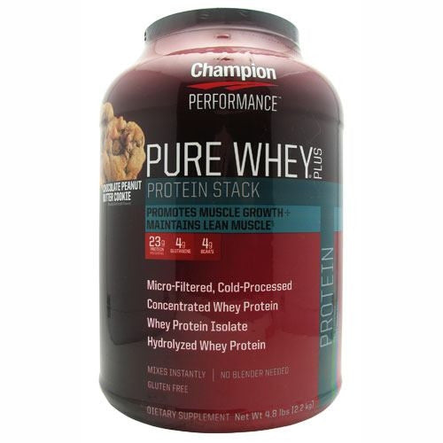Champion Nutrition Pure Whey Plus - Chocolate Peanut Butter Cookie - 4.8 lb - 027692112682