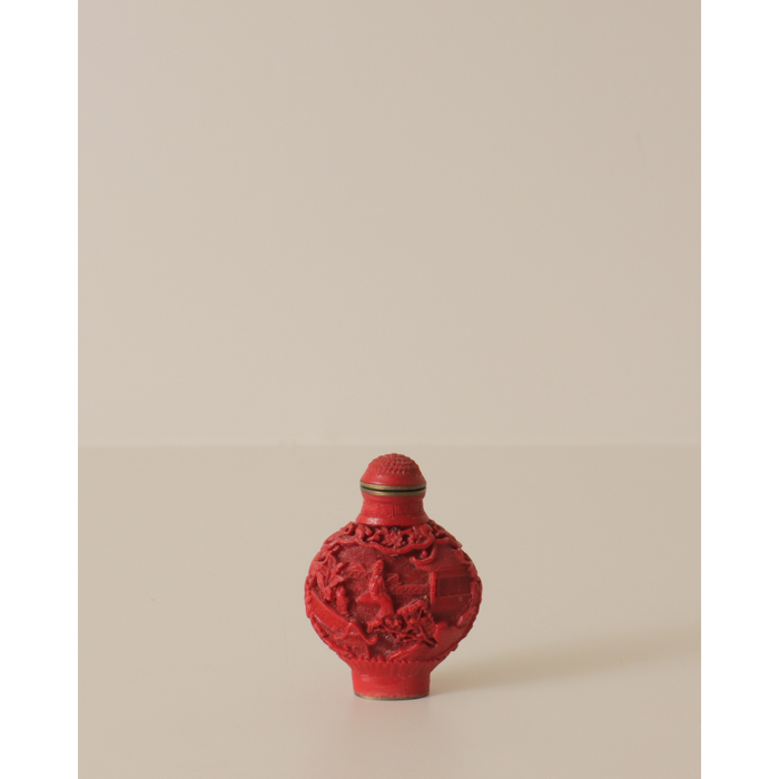 Cinnabar Snuff Bottle