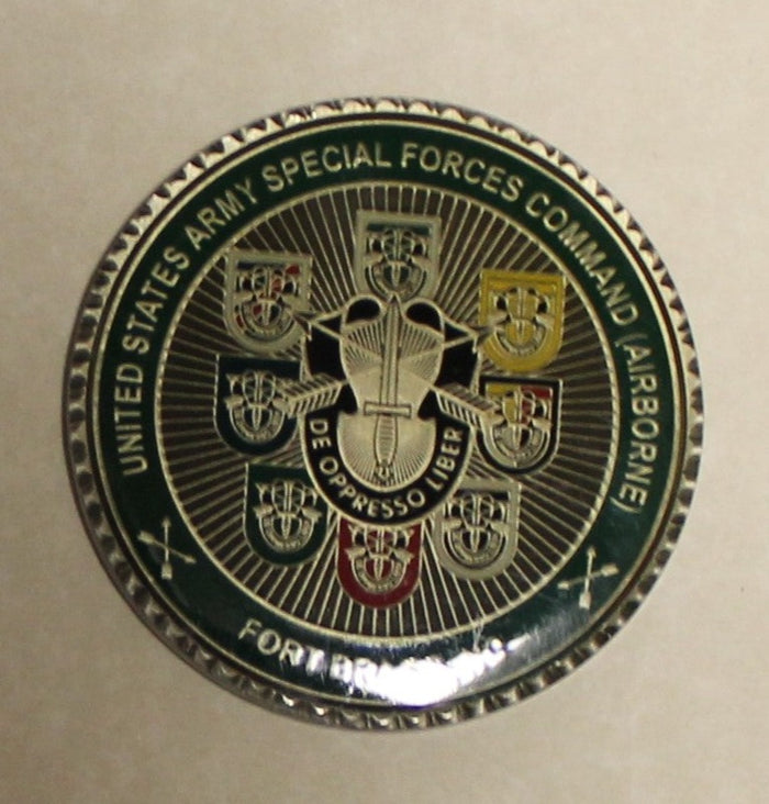 Commanding General United States Special Operations Command Airborne Fort Bragg, NC Army Challenge Coin