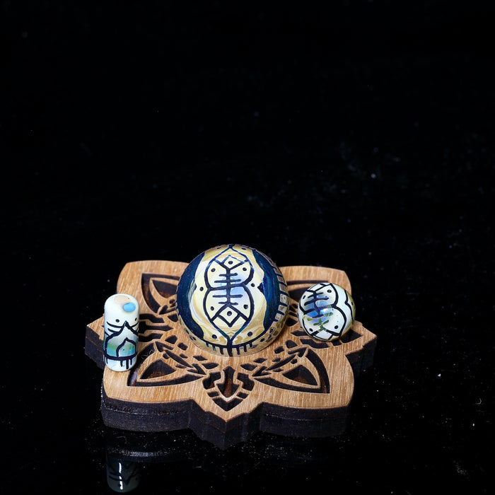 Cory Clark- Gold Carving slurper sets