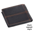 COWATHER 100% top quality cow genuine leather men wallets fashion splice purse