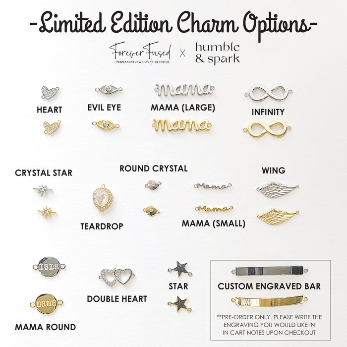 Custom Bar Forever Humbled a Forever Fused Charm