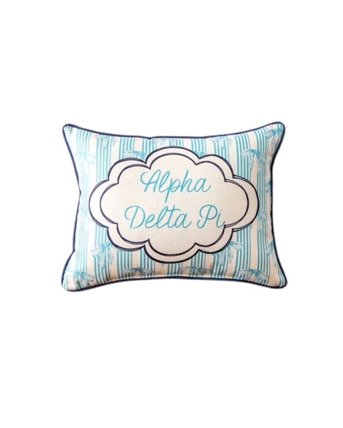 Custom Sorority Bow Pillow