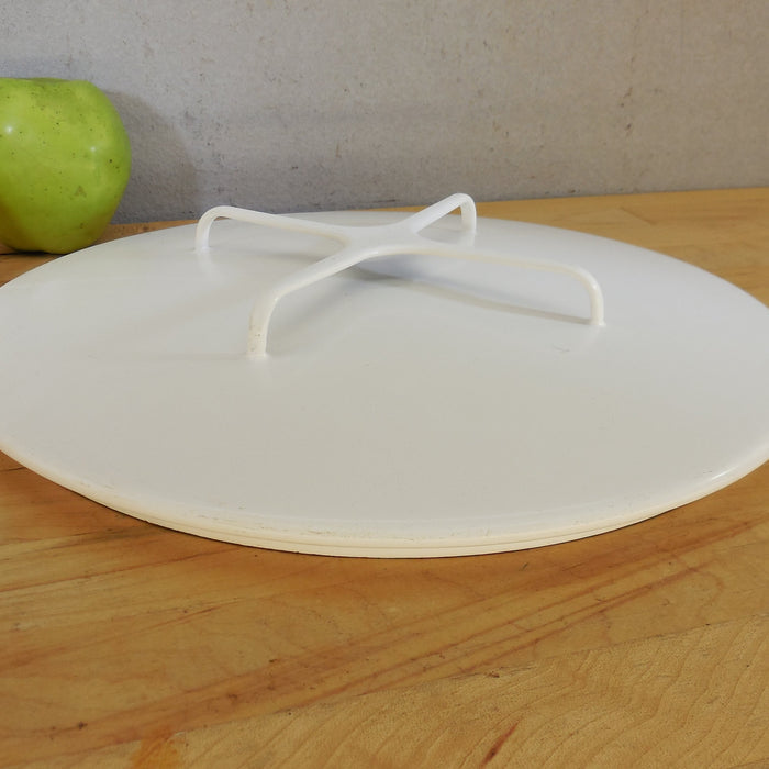 Dansk France Kobenstyle Large 12" White Lid Only for Dutch Oven or Skillet