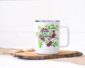 Drunk and Disorderly Stainless Steel Travel Mug - Floral Delicate and Fancy