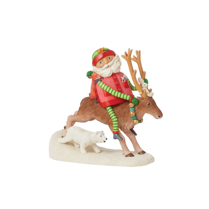 Enesco Santa's Wild Ride Figurine