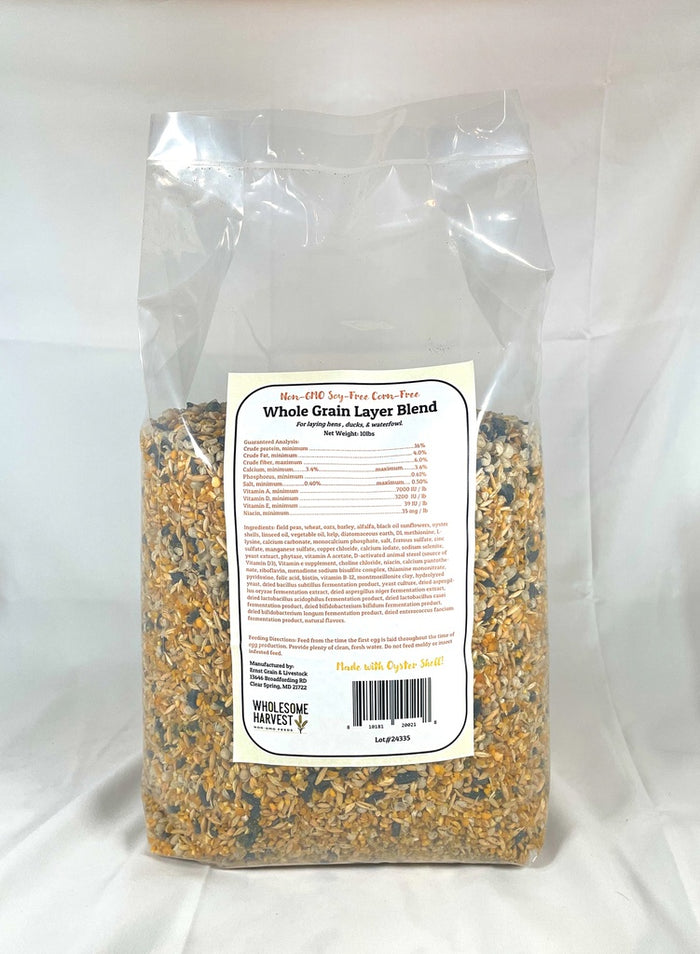 Ernst Grain & Livestock Wholesome Harvest Soy Free-Corn Free Whole Grain Layer Blend