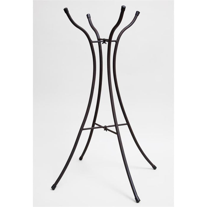 Evergreen Hourglass Shape Metal Bird Bath Stand