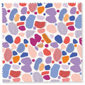 Felicity Organic Quilting Cotton Fabric – Agnes’s Garden Colour Rain (610177) - Boho Fabrics - Quilting Cotton, Woven