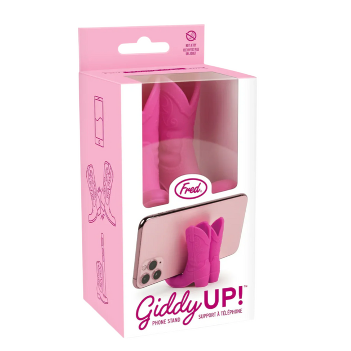 Giddy Up Phone Stand, Pink
