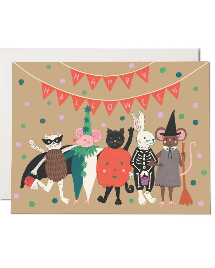 Halloween Critters Greeting Card