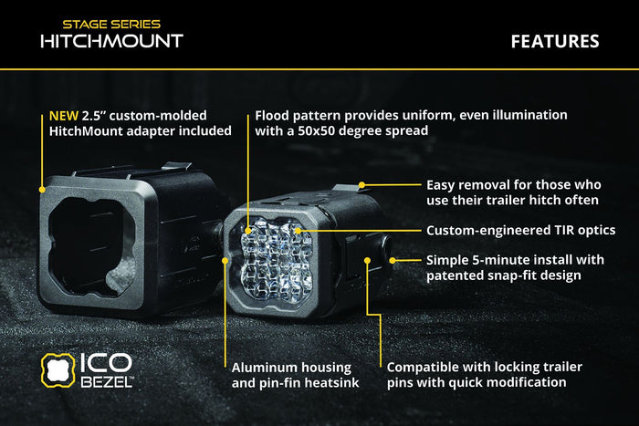HitchMount LED Pod Reverse Kit | 17-20 F150 Raptor