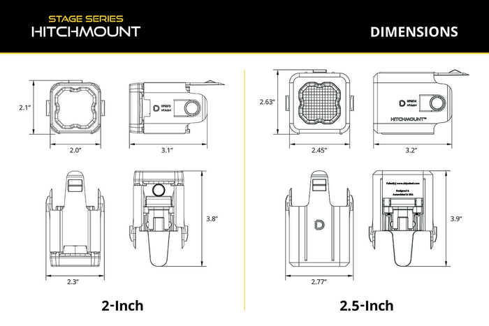 Hitchmount LED Pod Reverse Kit | 2022+ Maverick