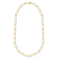 Horizon Chain Layering Necklace, Gold