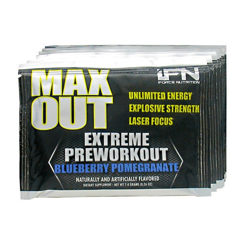 iForce Nutrition Max Out - Blueberry Pomegranate - 10 Packets - 081950001941