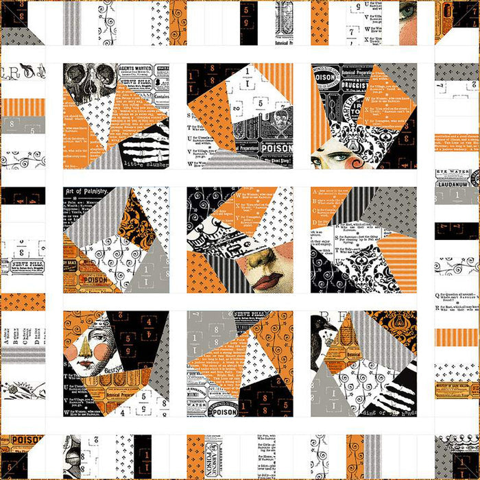 J. Wecker Frisch Crazy Coverlet Quilt Pattern - Riley Blake
