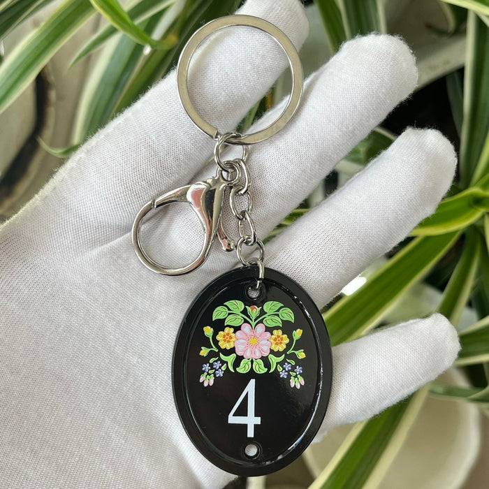 🚪 keychain & pin set
