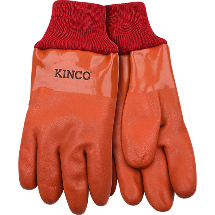 Kinco Lined Sandy Finish PVC with Knit Wrist