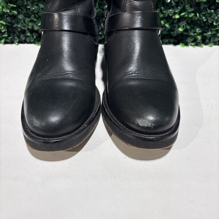 Leather Moto Boots
