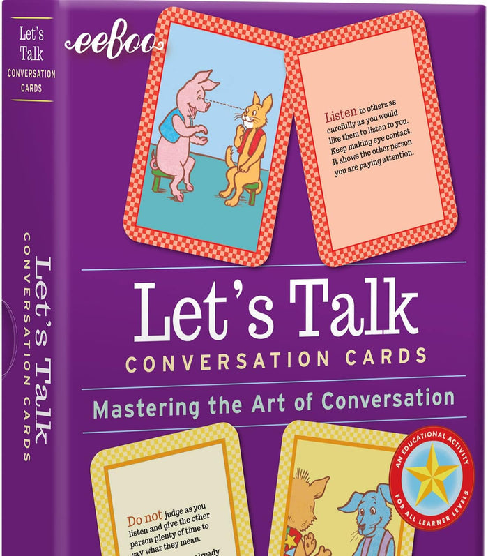 Lets Talk - Conversation Cards | eeBoo