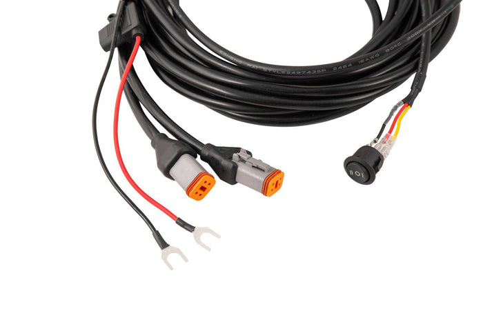 Light Duty Wiring Harness - 4-pin w/ 3-way switch