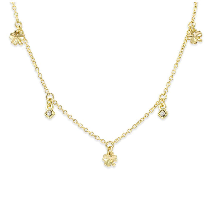 Lots of Luck Dangle Necklace, Gold
