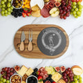 McKerrell engraved Scottish heritage serving board in acacia wood and slate