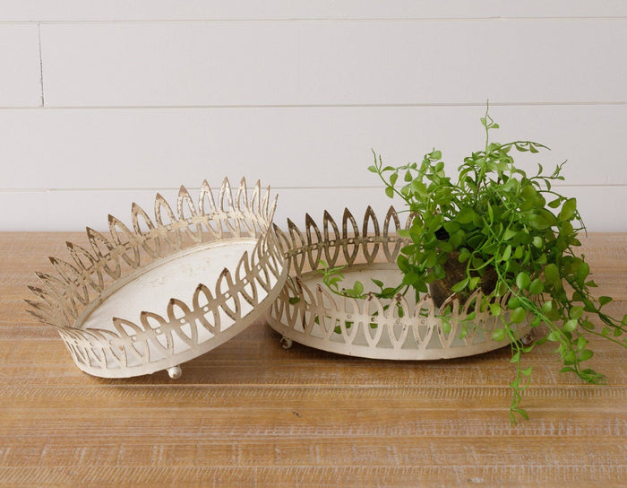 Metal Arch Tray Large