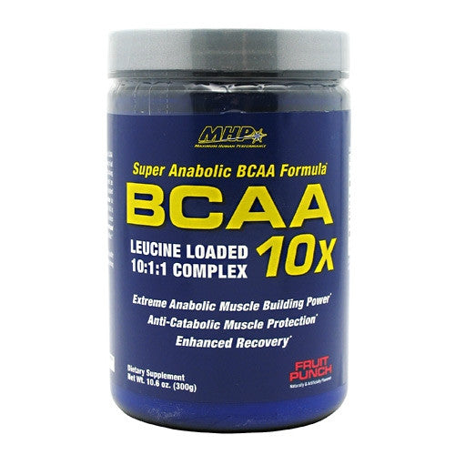 MHP BCAA 10X - Fruit Punch - 30 Servings - 666222093703