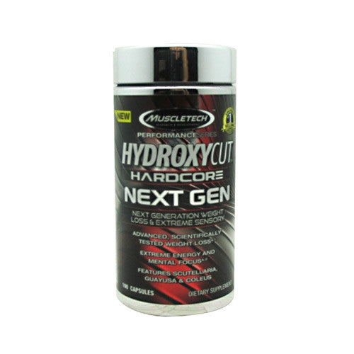 MuscleTech Performance Series Hydroxycut Hardcore NEXT GEN - 80 Capsules - 631656606560
