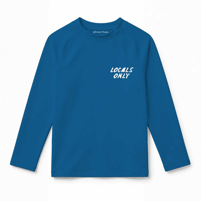 Navy Locals Only Long Sleeve Rashguard