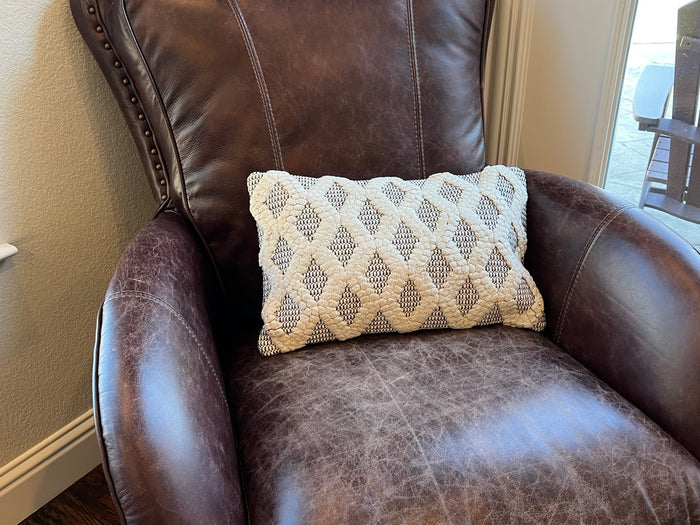 Neutral Diamond Pillow