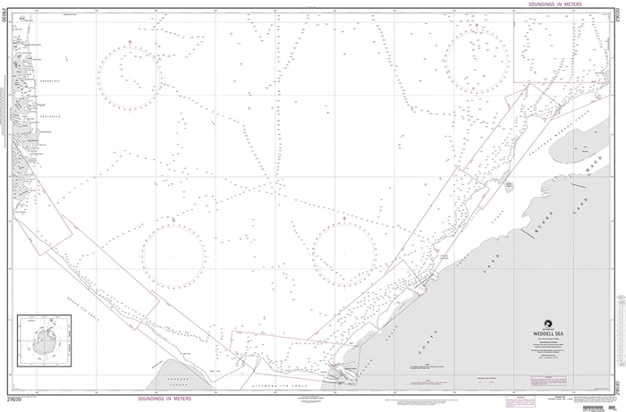 NGA Chart 29030: Weddell Sea