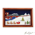 North Pole Needlepoint Valet Tray