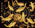 paint by numbers kit Golden Koi Fishes