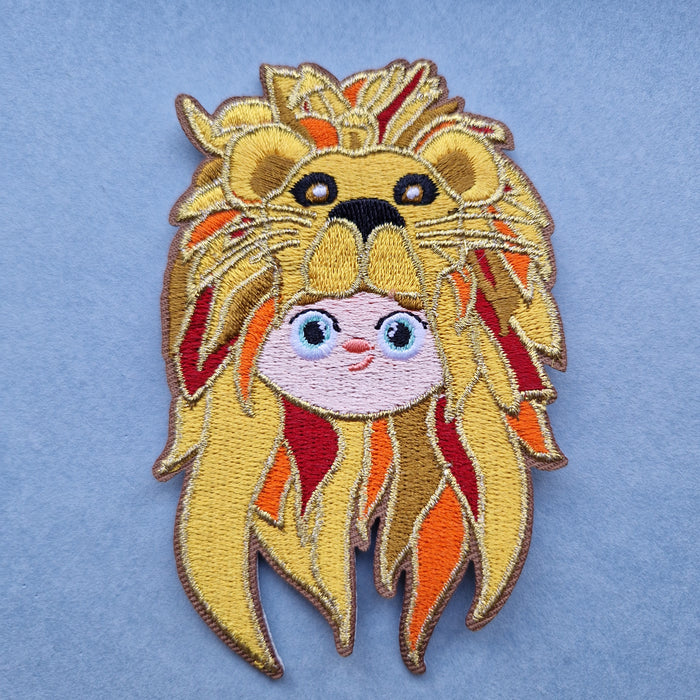 PATCH: Lion iron on patch 10 x 6.5cm
